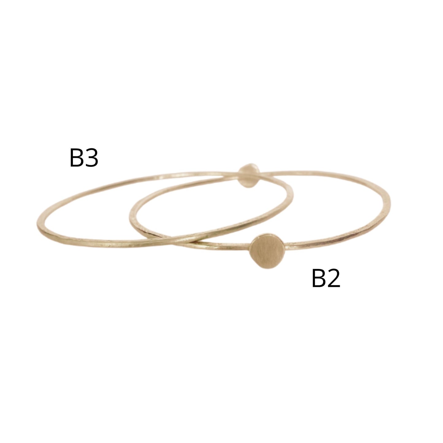 14K gold bangle bracelet