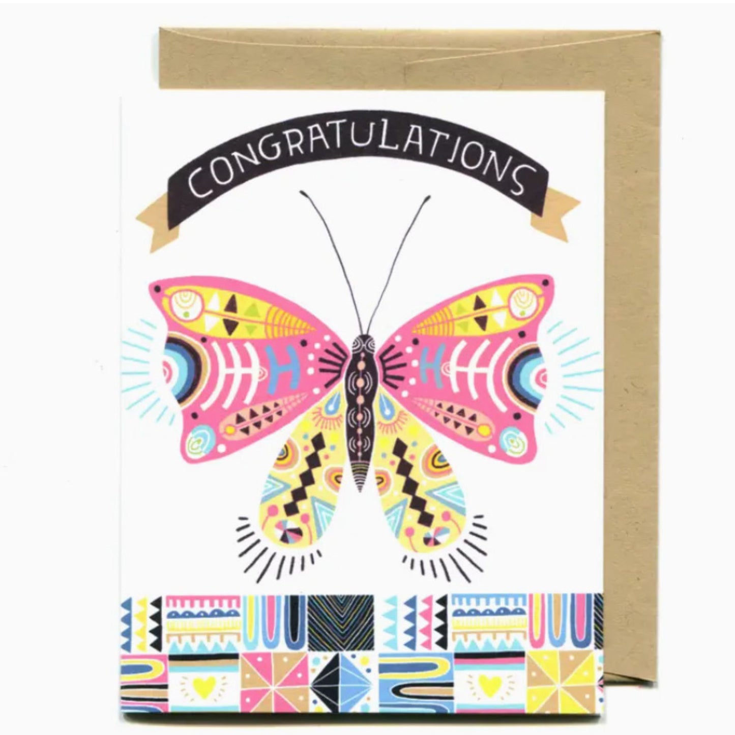 Butterfly congrats card