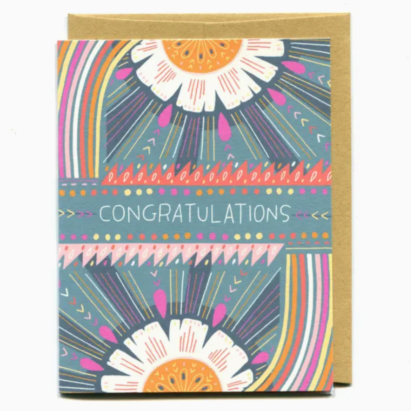 Congratulations floral card