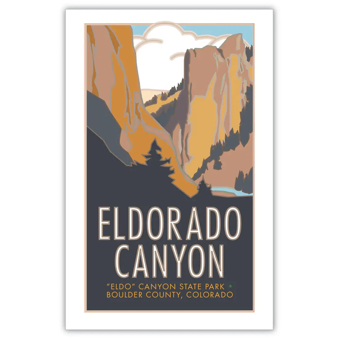 Travel Posters, Eldorado Canyon Poster