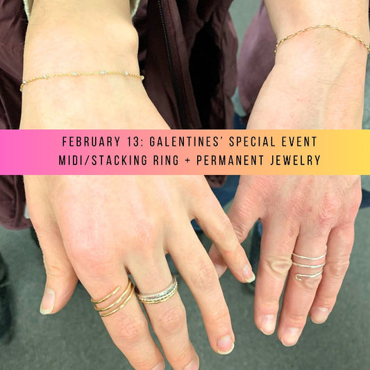 Galentines Stacking Ring Workshop in Lafayette ,CO