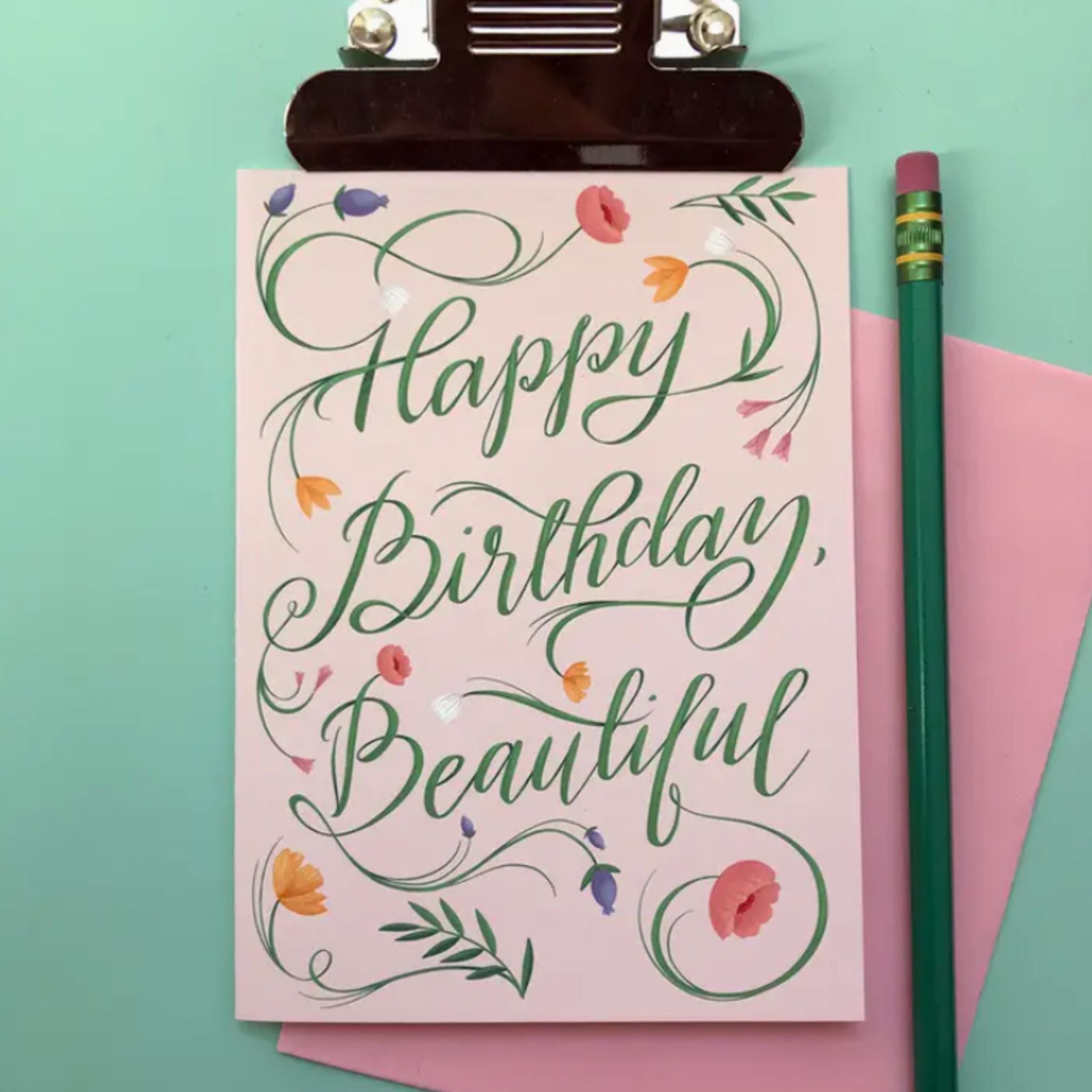 Happy Birthday Beautiful card