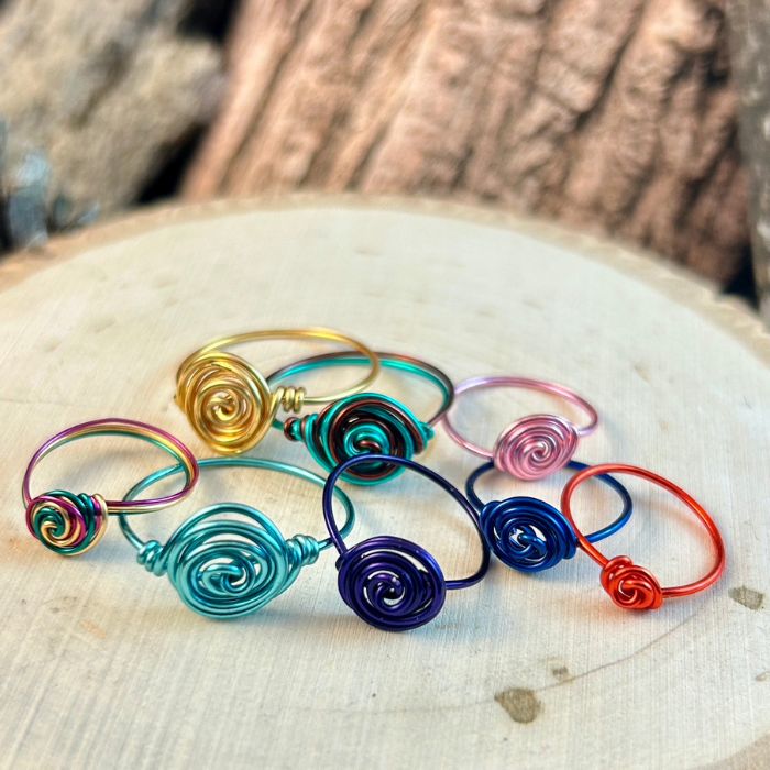 Kids Jewelry class: Spiral Rings in Lafayette, CO