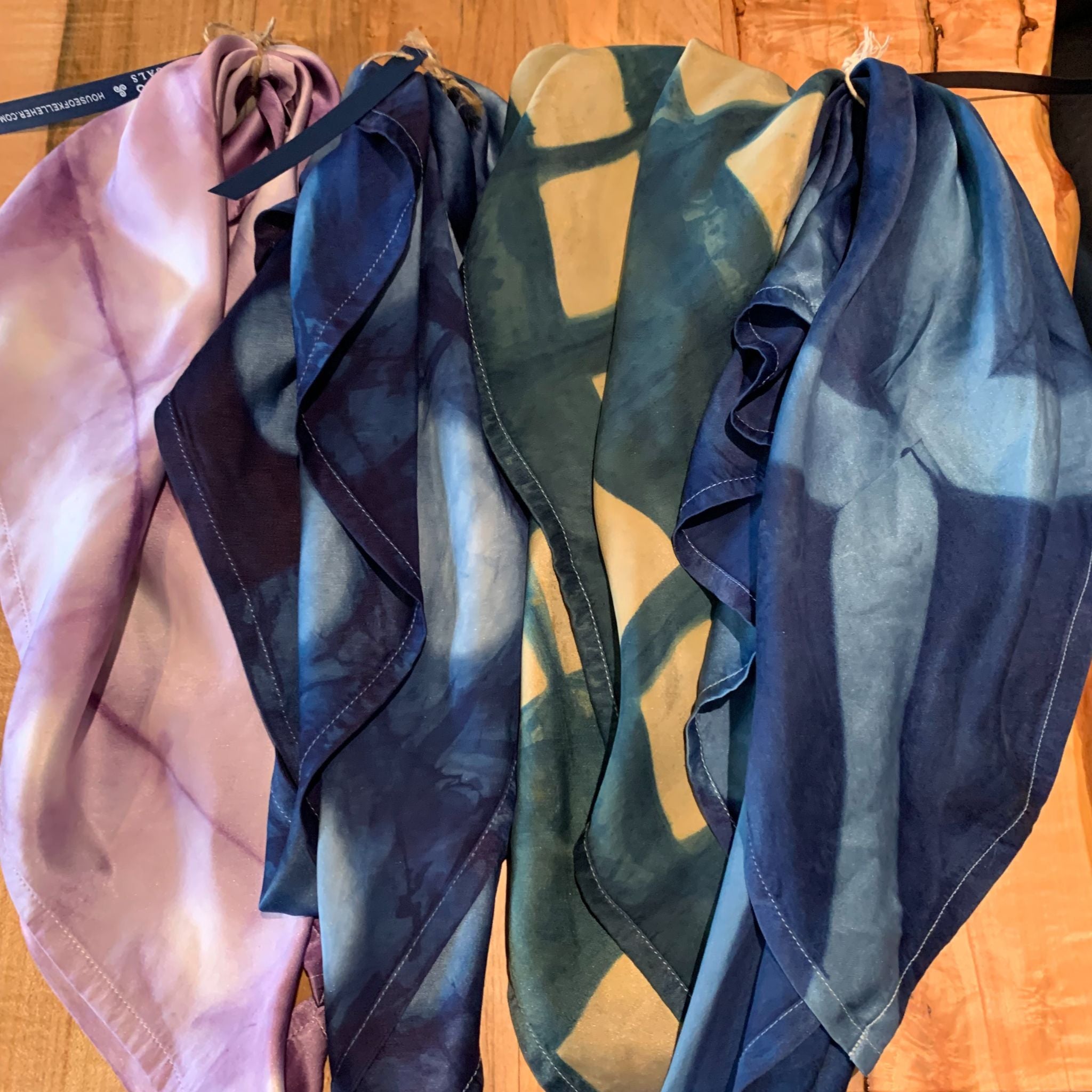 Silk scarves, Scrunchies, & Eye Masks