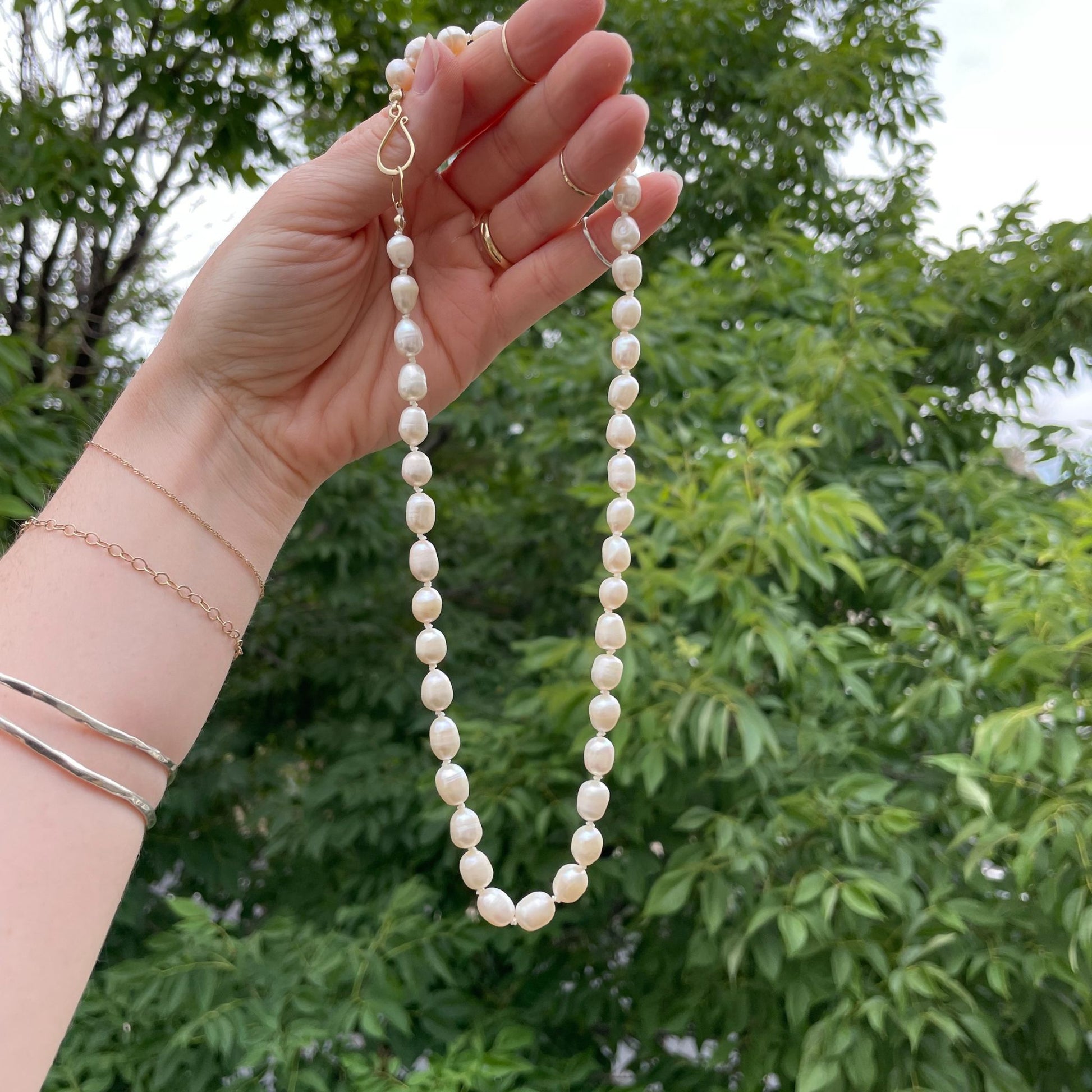 Sample of pearl necklace