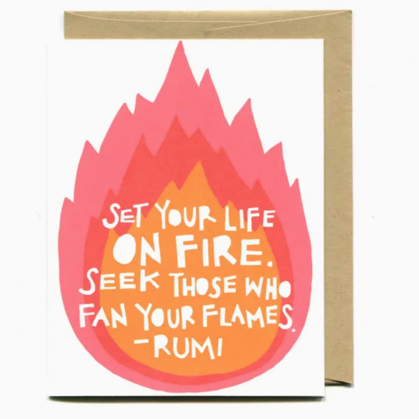 Set your life on fire card