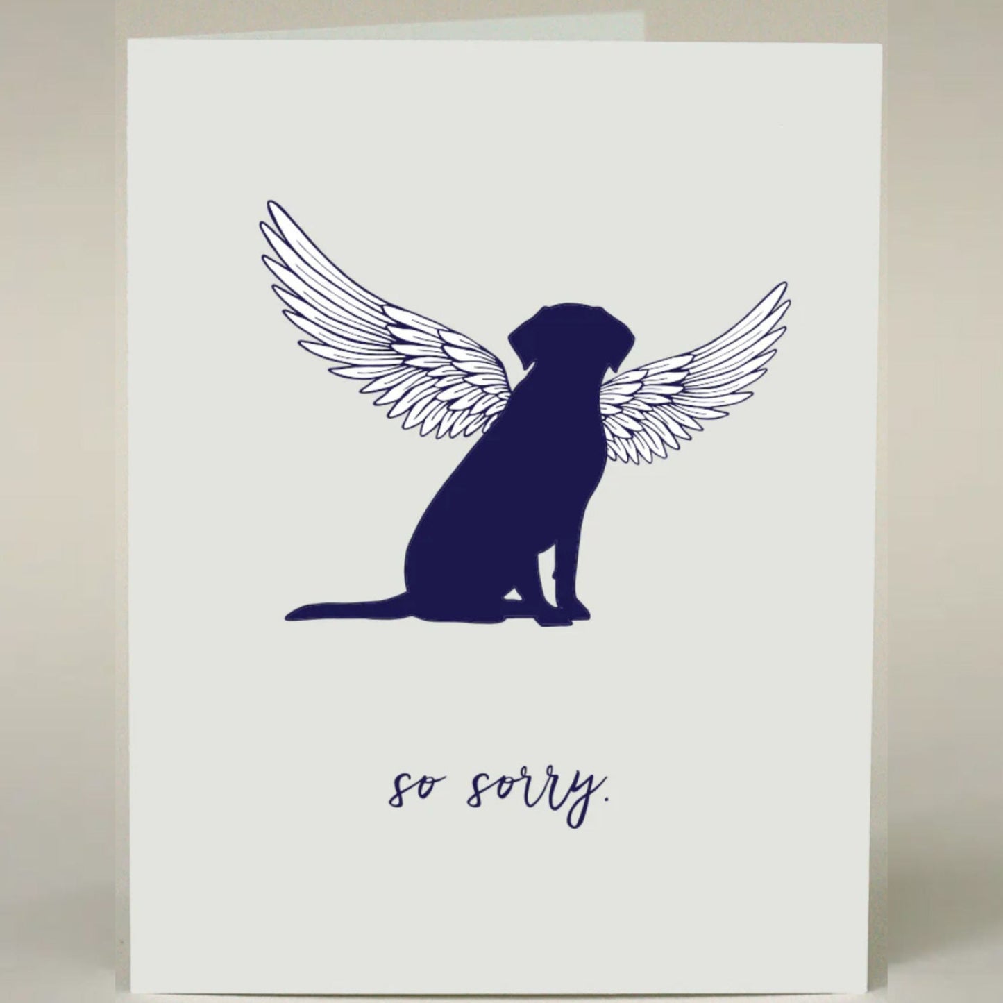 So Sorry dog card