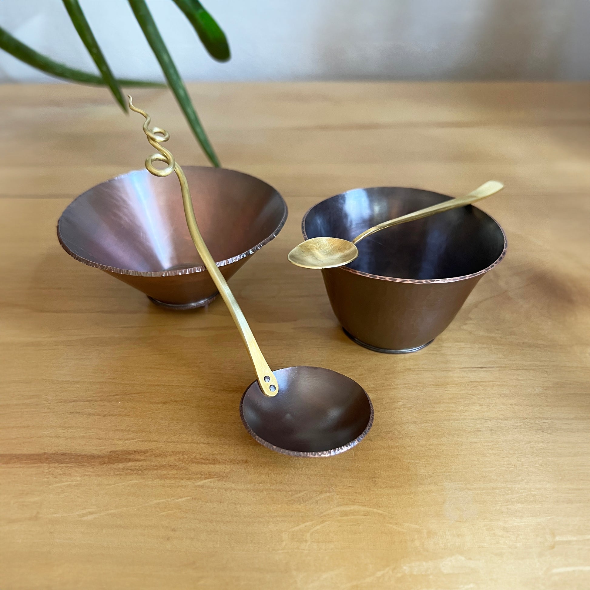 spoons and bowls