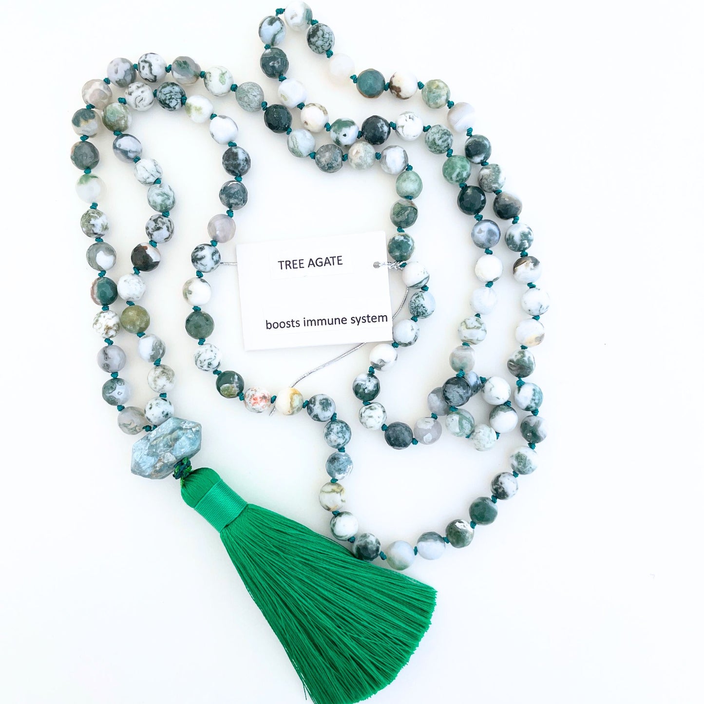 Hand-knotted Gemstone Malas