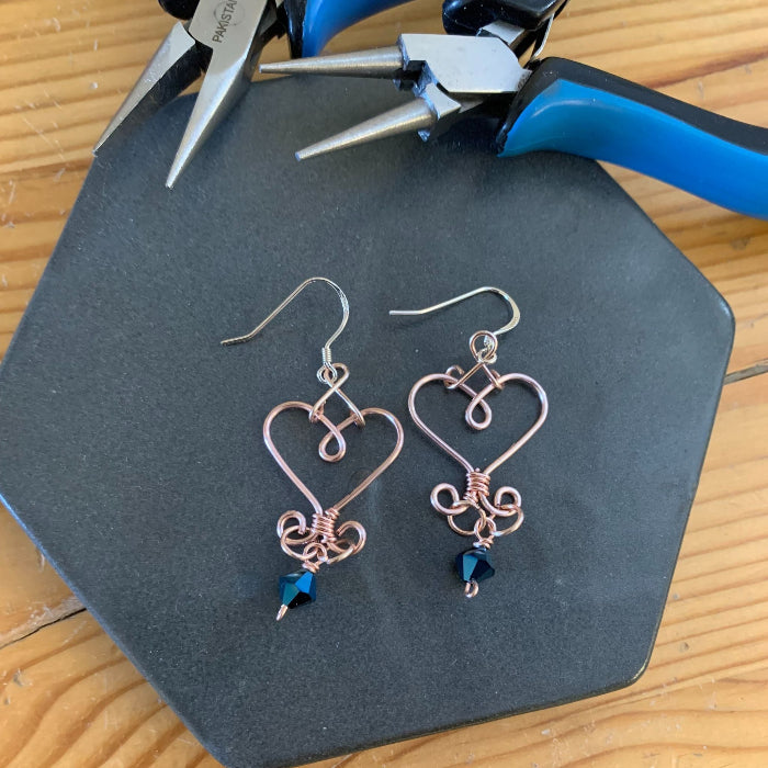 Wire-working earring workshop in Lafayette, CO