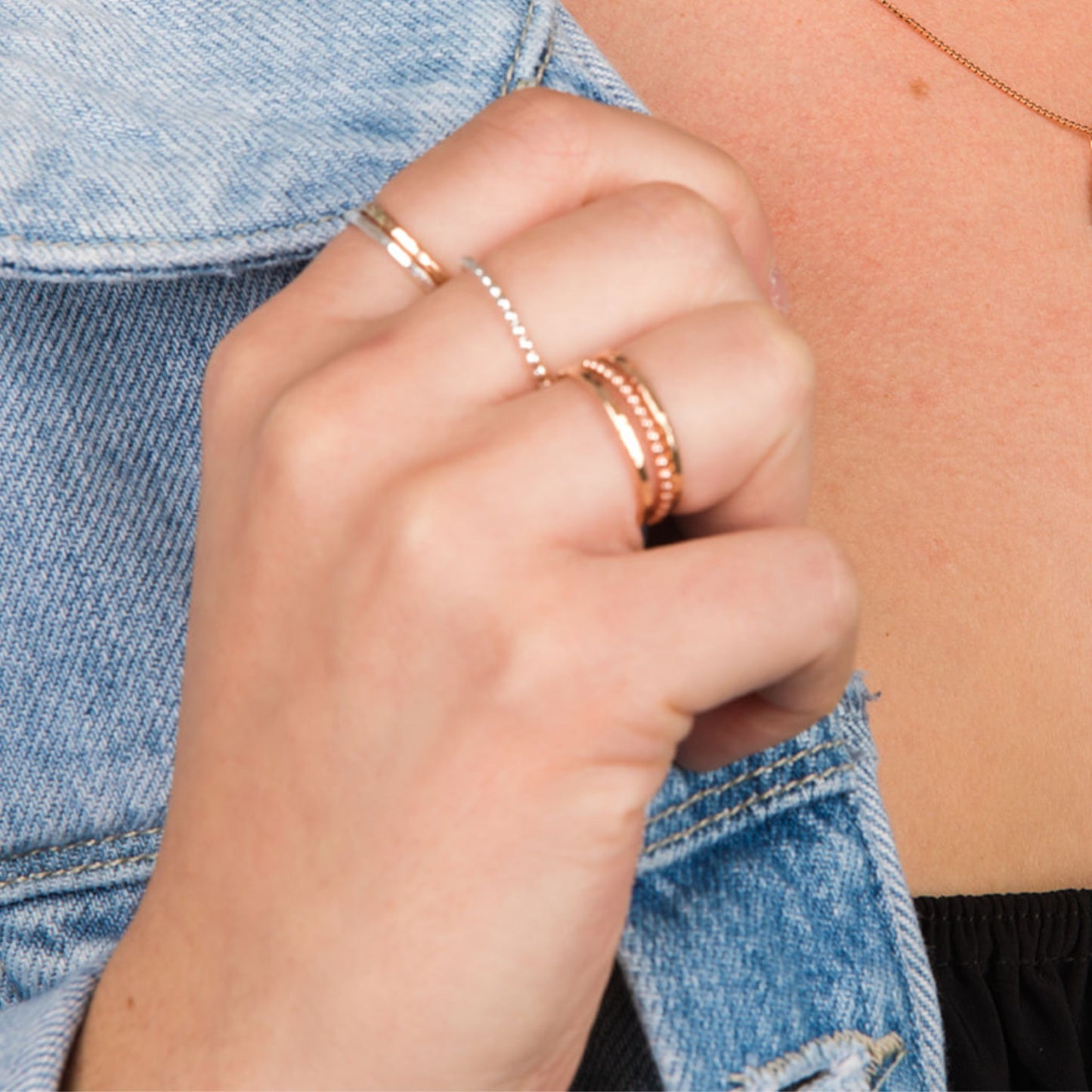 Stacking rings without stones